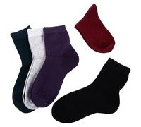 CORHAD 5 Pares de Calcetines de Algodón Forro de Gel de Silicona Hidratantes y Reutilizables Perfectos como Obsequio Cuidado Pies Color Aleatorio para Mujer y Niña