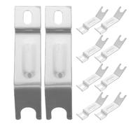 CORHAD 5 Pares De Horquillas De Posicionamiento para Bicicleta, Adaptadores para Ruedas De Entrenamiento, Extensores De Eje para Ruedas De Entrenamiento, Pernos De Extensión