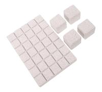 CORHAD 5 Piezas Almohadillas Rascadoras de Piedra Volcánica 5 Piezas para Jaulas de Animales Pequeños, Tablero Masticable Poroso 4.5X4.5X4.5 CM para Hámster, Conejos y Erizos, Juguete