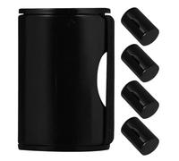 CORHAD 5 Piezas de Martillo de Dedo para Ukelele Negro, Instrumento Musical de Percusión Manual Compacto, Maracas y Castañuelas Músicos en Conciertos y Fiestas