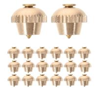 CORHAD 50 Piezas Cierres para Insignias de Metal Resistentes Seguros y Fáciles de Instalar Accesorios para Broches y Alfileres Ropa para Proyectos DIY y Colecciones