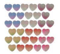 CORHAD 50 Piezas de Figuras de Imitación de Resina Diseño Realista de Corazón, Dulces Decorativos Suaves para Manualidades y Adornos en Fruteros o Bares Varios estilos
