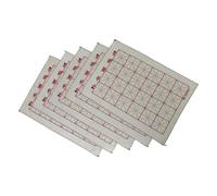CORHAD 5piezas Tapetes De De Fieltro Para Caligrafía y Dibujo Cuadrícula Para Práctica De Caligrafía y Material De Fieltro De Alta Absorción