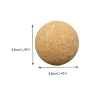 CORHAD 6 Piezas Balones De Corcho Resistentes para Futbolín Profesional Multifunción Accesorio De Mesa De Fútbol Y para Reemplazo