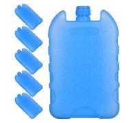 CORHAD 6 Piezas Paquete Bloques de Hielo Reutilizables para Ventilador Portátil Enfriador de Aire con Tecnología Rápida Ahorro Energético y Fácil Transporte para Bebidas y Uso Exteriores