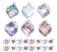 CORHAD 60piezas Colgantes de Cristal Colgante Cuentas Espaciadoras para Pulseras Accesorio de Joyería para DIY
