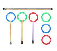 CORHAD 6piezas Correa para Formar Colorida Correa de Seguridad para Eventos al Aire Grupos Preescolares Material Resistente Función de Agrupación Suitable For Caminatas Grupo