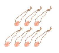 CORHAD 7 Piezas Bloque Mineral de Sal Rosa para Ganado y Cabras Suministro Mineral y Reducción de Enfermedades, Adecuado para Establo y Pastizal, Peso 0.06-0.1 Lbs