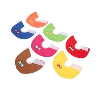 CORHAD 7 Piezas Collar Mordida para Pájaros de Cuello Cortaviento Ajustable Protector Isabelino para Recuperación de Loros Periquitos y Cacatúas Material Suave y Flexible