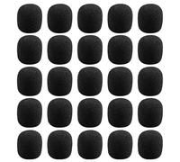CORHAD 70 fundas de espuma para micrófonos de diadema - Paravientos de esponja para micrófonos pequeños de solapa y diadema