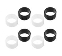 CORHAD 8 Anillos De Silicona Antideslizantes para Raqueta De Tenis Banda Sobregrip Soporte Universal para Raqueta De Tenis Anillo Antideslizante para Squash