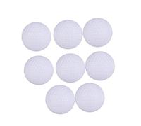 CORHAD 8 Piezas Bolas de Plástico Huecas para Golf Blancas Interior y Exterior para Niñas Pelota Ligera para Práctica Segura y Divertida