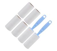 CORHAD 8 Piezas Rodillo Quitapelusas Reutilizable con Recarga Extra Pegajoso para Pelo de Mascotas Ropa Sofá y Coche Diseño Compacto para Limpieza Rápida y Eficaz Hogar y Viajes