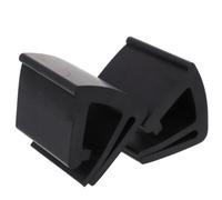 CORHAD Abrazaderas de Retención Clips de Sujeción, Plástico Negro, Fijan el Parabrisas y Evitan Ruidos y Holguras, para Parabrisas de Carrito de Golf, para Tubo de Carrito de Golf
