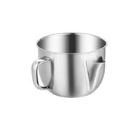 CORHAD Acero Inoxidable Recipiente para Aceite con Filtro Separador de Grasa y Sopa sin Tapa con Asa para Cocina de Inducción Utensilio de Cocina Práctico