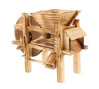 CORHAD Adorno Artesanal De Madera Retro Pequeño Para Escritorio, Decoración Creativa Del Hogar, Color Madera Natural, Adecuado Para Ambiente Vintage, Uso Decorativo Cotidiano, Navidad, Salón y Oficina