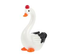 CORHAD Adorno de Animal de Cristal Blanco para Escritorio Material Sintético, Decoración del Hogar Creativa y Delicada, Adecuado para Oficina y Espacio Personal