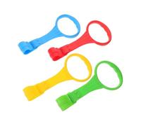 CORHAD Anillas para Levantar Ñiño 4 Pcs Colores Vivos Pp Soporte de Niño Entrenamiento para Pararse Uso en Cuna Parque Infantil Accesorios para Guardería