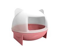 CORHAD Baño para Animales Pequeños con Catálogo De Gato Casa De Baño Duradera y Fácil De Limpiar