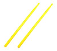 CORHAD Baquetas de Nylon Amarillas para Percusión Ligera, Empuñadura Antideslizante para Instrumentos de Batería y Actuaciones Escénicas Profesionales
