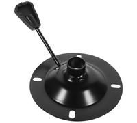 CORHAD Base Giratoria Kit de Reparación 10x10 Cm para Silla de Belleza Placa Antivuelco, Piezas de Repuesto de Hierro para Mecanismo de Asiento Giratorio para Taburetes de Salón