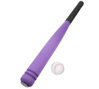 CORHAD Béisbol de Esponja para Juguete al Aire Bate y Pelota de Goma Suaves Accesorio Educativo para Mejorar Coordinación y Habilidades Motrices para Parques y Jardines Color Aleatorio