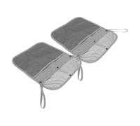 CORHAD Bolsa Organizadora para Cochecito de Ñiño de Lino, 2 Piezas, Fácil de Colgar y Segura, Adecuado para Viajes y Compras al Aire Libre para Padres Primerizos