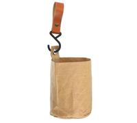 CORHAD Bote de Basura para Coche Plegable Multifuncional de Papel Kraft | Instalación Sencilla, Diseño Elegante y Hermético, Almacenamiento Cómodo para Paraguas y Otros Objetos