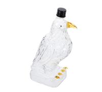 CORHAD Botella de Vidrio Decorativa Forma de Pájaro 350 Ml Decantador para Licor Whisky Botella Transparente para Fiestas y Decoración del Hogar