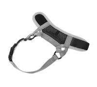 CORHAD Bozal Antiladridos para Perros Pequeños Ajustable Fabricado En Poliéster Color Gris Claro Ideal para Paseos