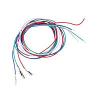 CORHAD Cable Para Cabezal De Tocadiscos Estéreo Codificación Por Colores, Juego De 4 Cables Cortos, Repuesto Resistente Para Fonógrafos y Placas Giratorias, Uso Doméstico y Profesional