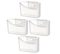 CORHAD Caja Colgante Adecuado para para de Plástico PP 4 Piezas Nevera Organizador Multifuncional para Paquetes de Condimentos y Bolsas de Salsa Cocina y Sala