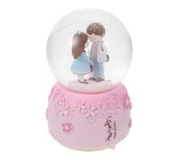 CORHAD Caja de Música Bola de Cristal para Decorar Adorno de San Valentín Caja Musical Romántica para Escritorio