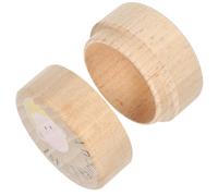 CORHAD Caja de Recuerdo para Primer Corte de Pelo de Niña Caja de Madera Duradera para Mechón de Cabello Almacenamiento para Recuerdos Infantiles Diseño Encantador para Decoración de