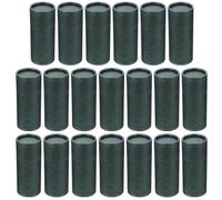 CORHAD Cajas Prácticas de Papel Kraft Cilíndricas para Botellas de Aceites Esenciales 50ml Color Verde Oscuro 20 Unidades Embalaje Ecológico para Té Varillas de Incienso y Manualidades