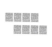 CORHAD Calcomanías Para Números De Dirección 8 Unidades Etiquetas Con Números Del Alfabeto Material De Fácil Aplicación