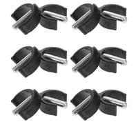CORHAD Cerraduras de Pasador para Bastones de Senderismo y Andador, 12 Piezas, Abrazadera en Forma de C, Modelo M8x28mm, Uso en Interiores y Exteriores