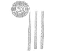 CORHAD Cinta Adhesiva Autoadhesiva Tiras de Gemas de Imitación y Perlas Blancas 3Mm 2 Rollos de 1Cm de Ancho para Manualidades DIY Decoración de Vestidos de Novia y Accesorios