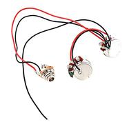 CORHAD Circuito De Cableado De Bajo Preamplificador 1set Pieza De Guitarra Duradera Instalación Simple