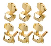 CORHAD Clavijas de Afinación Acústicas Semicerradas 3l3r de Aleación Metálica para Guitarra Folk y Clásica, Protección contra Polvo y Humedad, Afinadores de Repuesto para Cuerdas