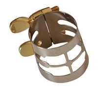 CORHAD clip de boquilla de saxofón alto clip de saxofón duradero Abrazadera boquilla saxofón Abrazadera saxofón ligadura de clarinete clip de saxofón de metal cuproníquel Golden