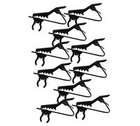 CORHAD Clip Para Micrófono De Solapa 10pcs Fácil De Sujetar Perfecto Para Conferencias y Chats Línea