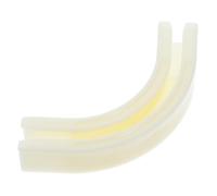 CORHAD Conector De Riel De Cortina 90 Grados, Accesorio para Riel De Cortina De Ventana Eléctrico, Abs Resistente, Ángulo Curvo Suave, Compatible Rieles 25x25 Mm para Hogar y Cocina