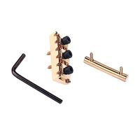 CORHAD Conjunto De Retenedores De Cuerdas Dorados Barra De Tensión y Cejuela Bloqueadora Para Guitarra Tipo Floyd Incluye Herramientas De Instalación