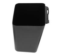CORHAD Contenedor de Tablero Perforado con Gancho para Almacenamiento en Hogar, Cesta de Acero Inoxidable Negra con Excelente Capacidad de Carga y Diseño Simple y Delicado