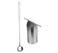 CORHAD Cortador de Melón y Sandía de Acero Inoxidable con Borde Redondo, Abridor de Núcleos para Frutas como Cantaloupe, Uso Seguro y Conveniente en Cocina