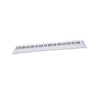 CORHAD Cuadro de Práctica para Piano de 88 Teclas en Papel, Ayuda para Principiantes Diseño de Tecla y Guía de Ejercicios para Teclado Portátil