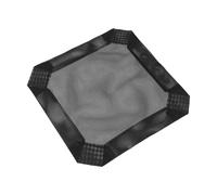 CORHAD Cubre Cama Elevada para Perros, Repuesto de Malla Transpirable y Lavable, Funda Desmontable para Camas de Interior, Soporte Estable para Mascotas Pequeñas, Negro