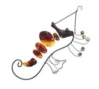 CORHAD Decoración Colgante De Pared De Estilo Mediterráneo Con Caballito De Mar Simulado De Hierro Para Jardín