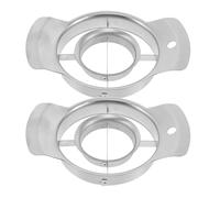 CORHAD Desgranador de Granadas de Acero Inoxidable 2piezas, Herramienta Antideslizante para Pelar y Separar Semillas, Apto para Uso Doméstico Diseño Resistente y Fácil Manejo